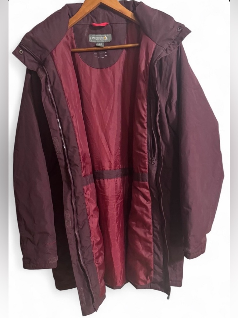Regatta Great Outdoors Burgundy Waterproof Winter Coat US 16 XL